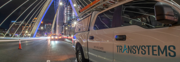 truck on bridge